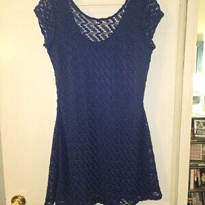 Navy Lace Sheath Dress from Apt. 9 Size L